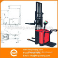 Automatic electric warehouse pallet stacker
